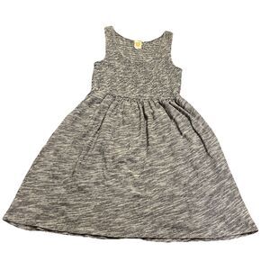 LILKA ANTHROPOLOGIE SPACE DYE SMOCKED DRESS M NAVY GUC